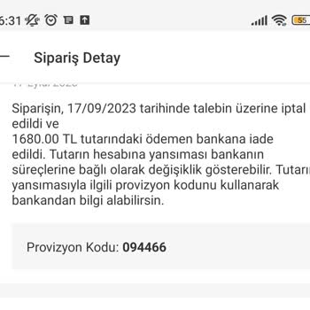 Dolap P*****a Para İadesi