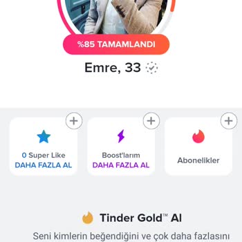 Tinder Abonelik Daha İlk Günden Gözükmüyor