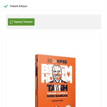 Benim Hocam Yayınevi Siparişim Kargoya Verilmiyor