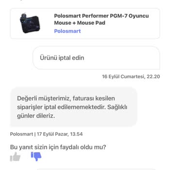 Hepsiburada Ürün İptal İade Adres Değişikliği