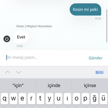 Amazon Ve Kolay Gelsin Kargo Sorunu