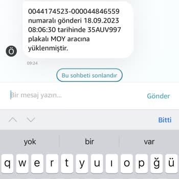 Amazon Ve Kolay Gelsin Kargo Sorunu
