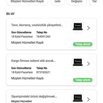 Hepsiburada Ve Monster Tarafından Ayıplı Ürün