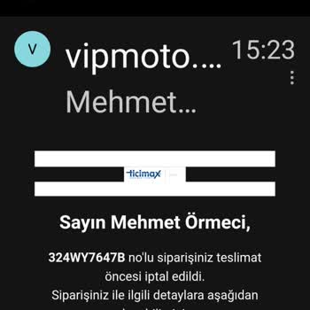 Vipmoto Olmayan Ürünü Sat Sonra İptal Et