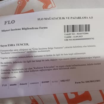 FLO Ayakkabı Botumun Tabanı Yarıldı