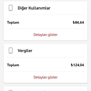 Vodafone Ekstradan Gelen Fatura Şikayetim