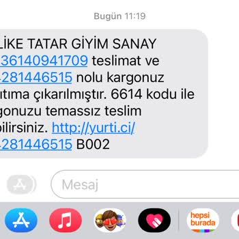 Yurtiçi Kargo Kargom Dağıtıma Çıktı Fakat Gelmedi