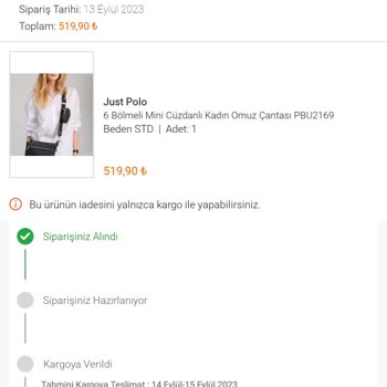 Trendkef Ürünüm Gelmedi Siparişim Beklemede