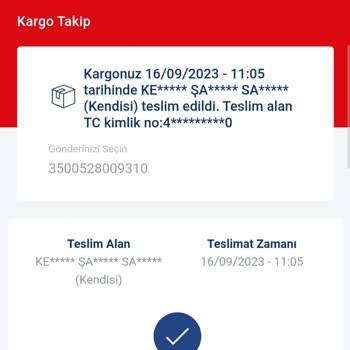 Aras Kargo Kargomu Teslim Etmeden Ettik Olarak Mesaj Gönderiyor