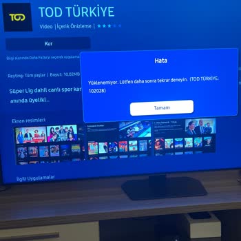 Samsung Qn90c TV Uygulama Yükleme Hatası