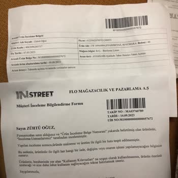 Bandırma Liman AVM In Street Mağazası Alınan Puma Marka Ayakkabı