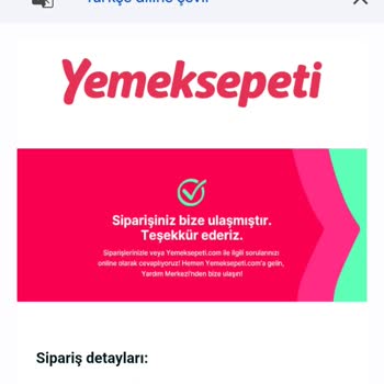 Burger King Siparişimizin Suresinde Teslim Edilmemesi