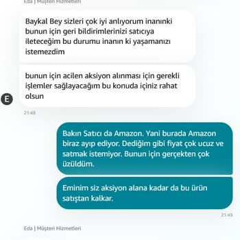 Amazon.com.tr'de Ucuz Ürün Buldum Ama Amazon Satışı İptal Etti.