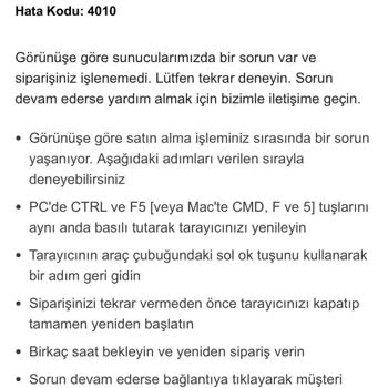 Philips Sipariş Veremiyorum