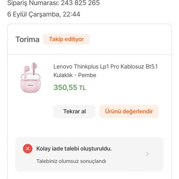 Easy Point Para İademin Yapılmaması