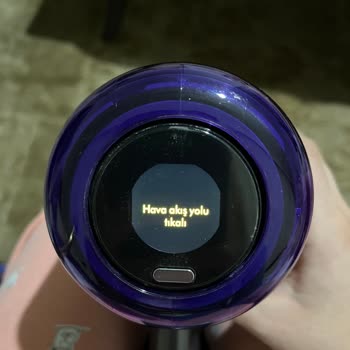 Dyson V12 Hava Akışı Uyarış Ve Filtreyi Temizleyin Uyarısı