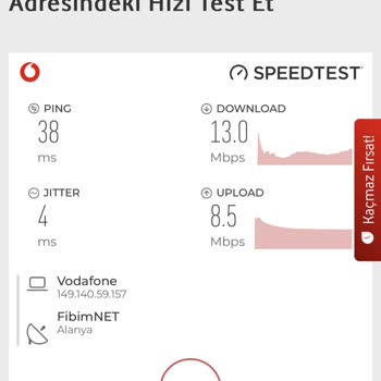 Vodafone Mobil İnternet Hızı Düşürüldü