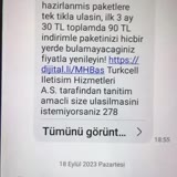 Turkcell Talep Alınmadan GB Yüklenmesi