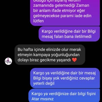 Ayrem Korse Siparişi Hakkında Sorun