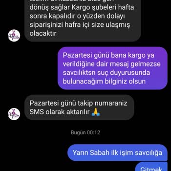 Ayrem Korse Siparişi Hakkında Sorun