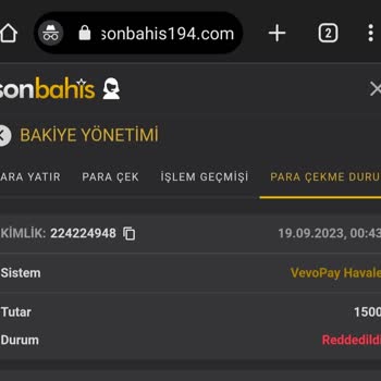 Sonbahis Paramı Vermiyor O Sitede Oynamayın Oynatmayın