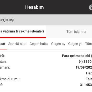 Youwin Para Çekim Talebi