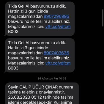 Vodafone Kampanya Sorunları, Müşteriyle İlgilenmeme, Sorunları Çözmeme
