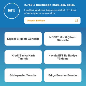 Messt Kart Limit Kaldırımı!