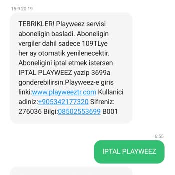 Playweez Aboneliği Ve Playweez Abonelik Ücretinin İadesi