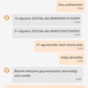 Trendyol Horoz Lojistik Teslim Alınmayan Ürün