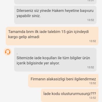 Trendyol Horoz Lojistik Teslim Alınmayan Ürün