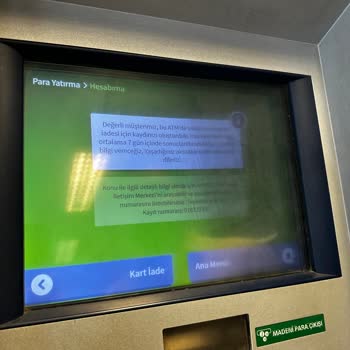 Garanti BBVA ATM Para Sıkışması Sebebiyle Araç Kaportası Gönderemedim
