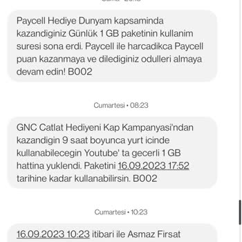Turkcell Paket Aşımı Mağduriyeti!