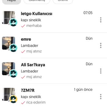 Letgo Uygulaması Mesaj Lar Gitmiyor