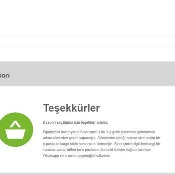 Dyson Satış Sonrası Hizmetlerdeki Aksaklık