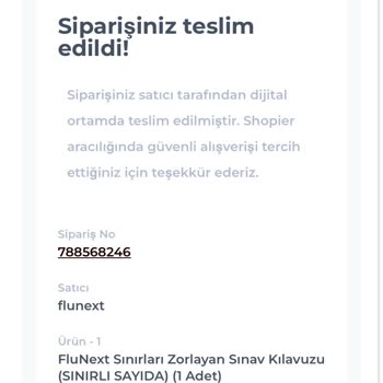 Flunext Ürün Açılmıyor Geri Dönüş Yapılmıyor