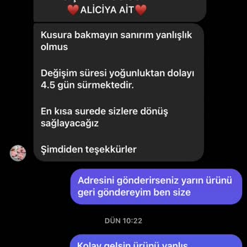 Lamoda.kidss (Instagram) Bebek Kıyafeti Siparişim Yanlış Geldi