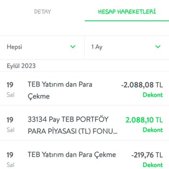 TEB Yatırım İzinsiz İşlem Yapılması