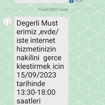 Türk Telekom Bir Turlu Gerçekleşemeyen Nakil İnternet Hizmeti