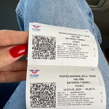 TCDD Şikayet ÖDEMİŞ-İzmir Treni