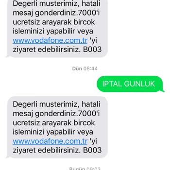 Vodafone Haksız Kazanç Elde Etmesi