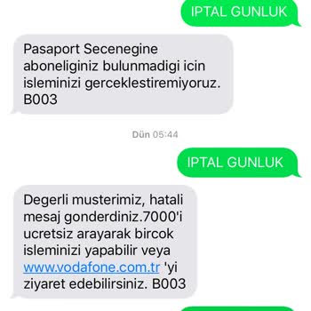 Vodafone Haksız Kazanç Elde Etmesi