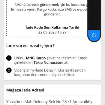 N11 İade Kodunda Vergi Numarası Hatası