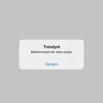 Trendyol Aldığım Ürüne Yorum Yapmama Engel Oluyor. Hata Oluştu Yalan.