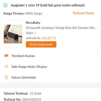 Trendyol Aldığım Ürüne Yorum Yapmama Engel Oluyor. Hata Oluştu Yalan.