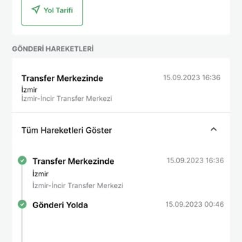 Trendyol Express Teslim Edilmeyen Kargo İzmir-incir Transfer Merkezi