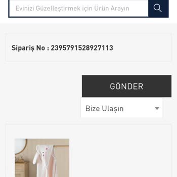 English Home Ürün Stokta Olmasına Rağmen Siparişi İptal Ettiler