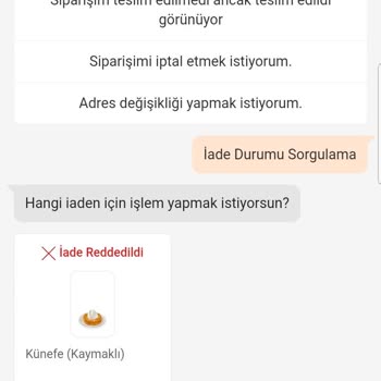 Trendyol Yemek İade İşleminde Yeni Taktikleri