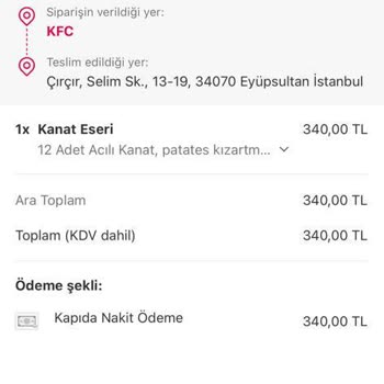 Yemeksepeti Para İadesi Yapılmadı!