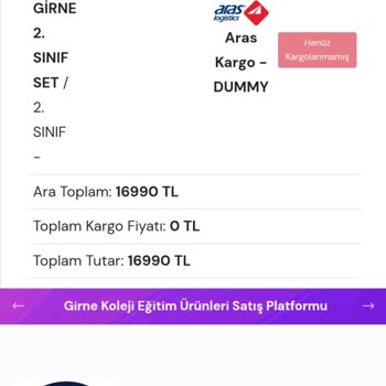 Girne Koleji Kitap Teslimi Hakkında